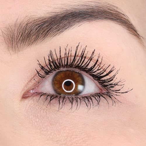 Image of Whats Up Beauty - Watch Me! Black Volumizing and Lengthening Mascara with Peptides + Vitamin B5 | Clean, Cruelty-Free, Sustainable | Made in Italy | Lash Care for Conditioning & Strength
