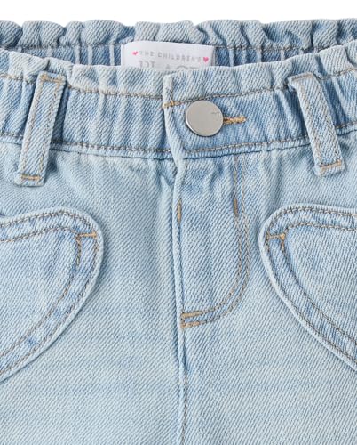 Image of The Children's Place Baby Girls' and Toddler Barrel Leg Jeans
