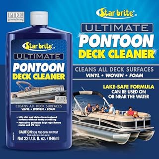 STAR BRITE Ultimate Pontoon Deck Cleaner - Lift Dirt & Stains from All Carpets, Woven, Foam & Textured Surfaces - 32 OZ (096332)
