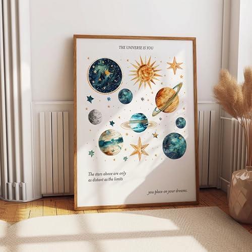 Art mural cosmique Wallbuddy habillez vos grands murs vides avec l'affiche