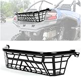 KUAFU Cargo Barricade Compatible with 2020-2025 Kawasaki Teryx KRX 1000 2023-2025 KRX4 1000 Luggage Rack Steel Cargo Bed Enclosure Tailgate Black Powder Coated