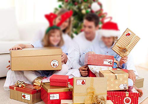 HOWAF Adesivo Regalo di Natale, 150Pcs Etichette