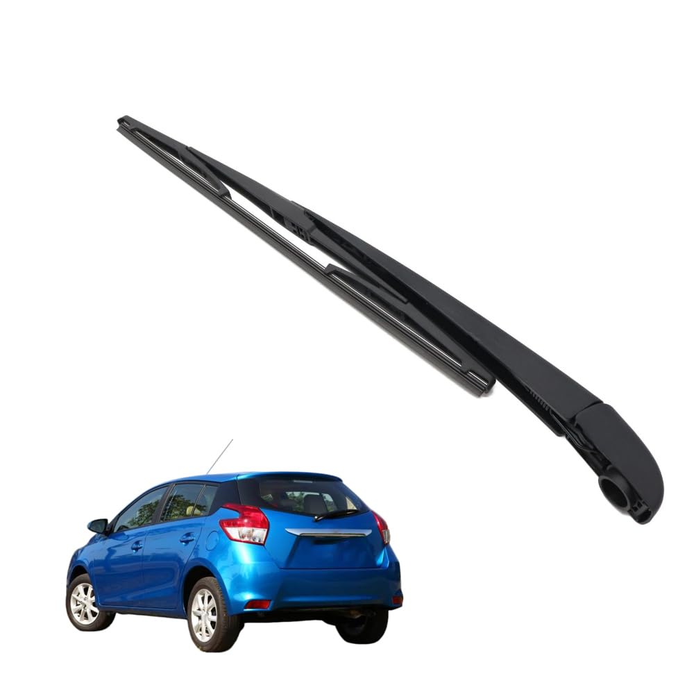 AMHVMU Rear Windscreen Wiper Blade Arm Set Fit For Toyota YARIS L 2014-