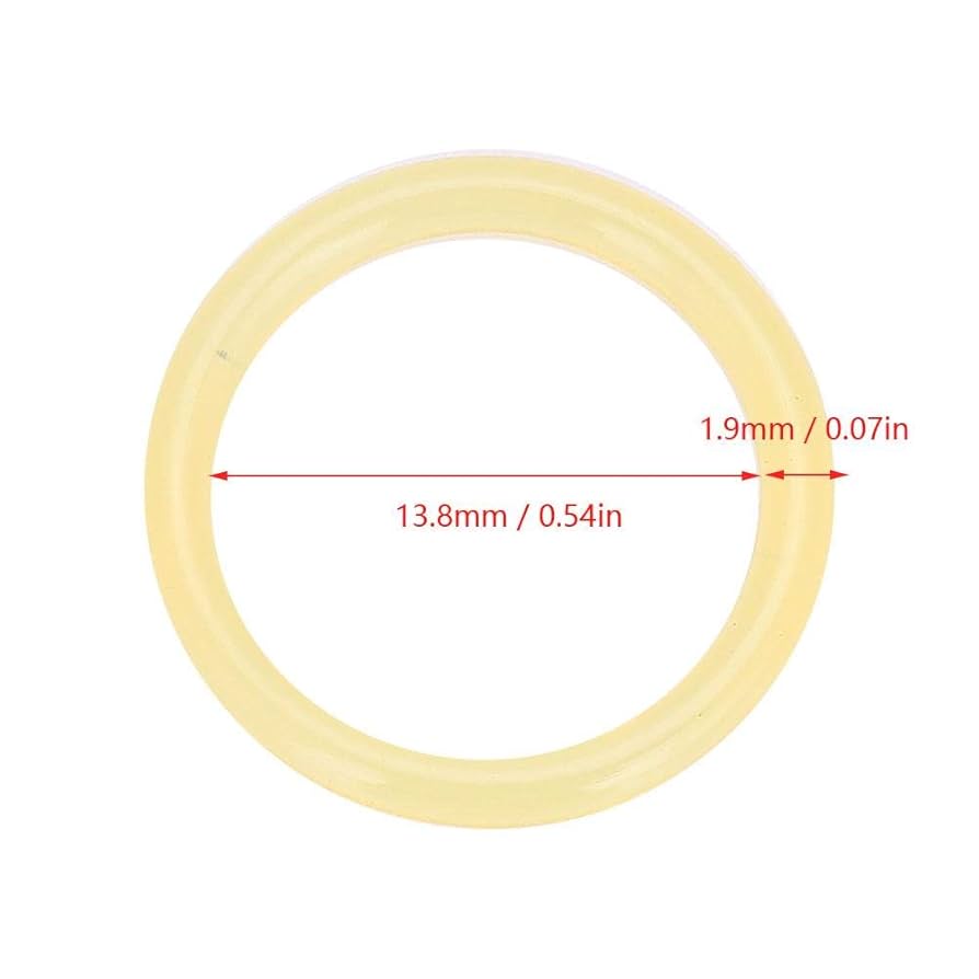 O-Rings Polyurethane - 10pcs 13.8x1.9mm Polyurethane High Strength O-Rings For Paint Ball Gun CO2 Air Tank (Beige