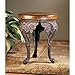 Design Toscano SP16060 Three Elephants of Timbe Sculptural End Table,Brown