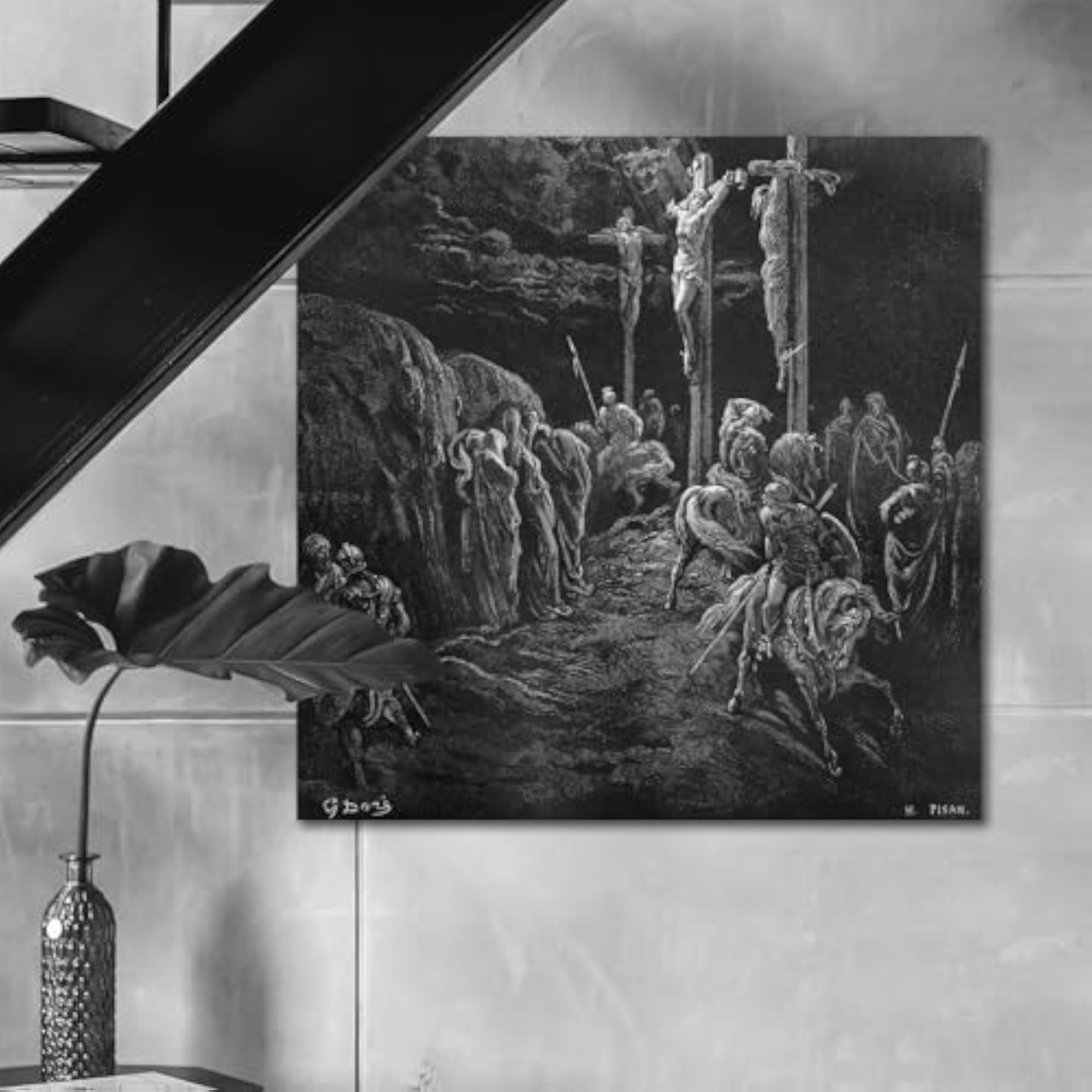 The Death of Jesus, Gustave Dore Canvas Painting