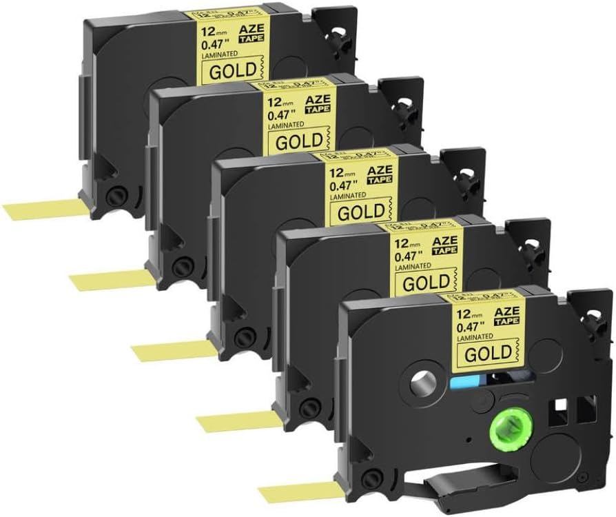 ラベルテープ 5PK PT-D210 プリンタと互換性あり Tz-221 TZe-231 に適合 6mm 24mm マルチカラーラミ
