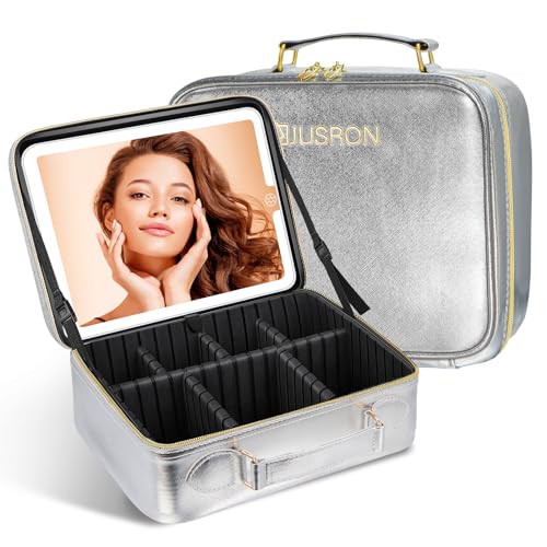 Trousse maquillage voyage miroir éclairé pour corriger la mauvaise lumière