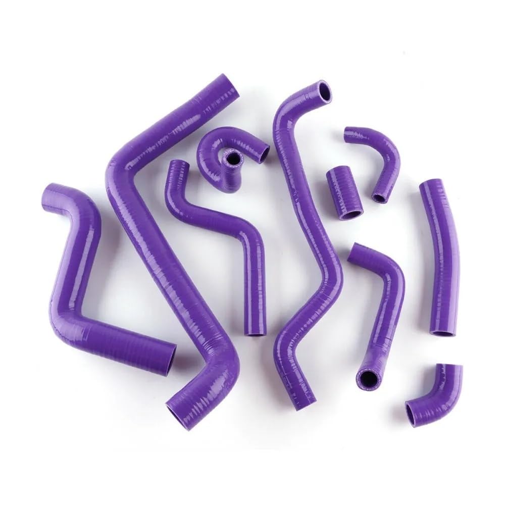 Refrigerante Manguitos Compatible con VW para Golf MK3 1900CC para TDI 110BHP 1996 Kit De Mangueras De Radiador De Refrigerante De Silicona Mangueras De Radiador De Motor De Automóvil(Purple)