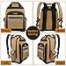 XINHESDEN Tool Bag Backpack, Heavy Duty Tool Backpack Bag with Waterproof Molded Base, Electrician Work Pack for Hand Tools, Multi Pockets Tool Storage Organizer for Contractor, Plumbers, HVAC Techs