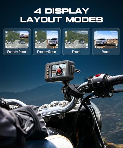 Upriding 1080P Motorcycle Dash Cam