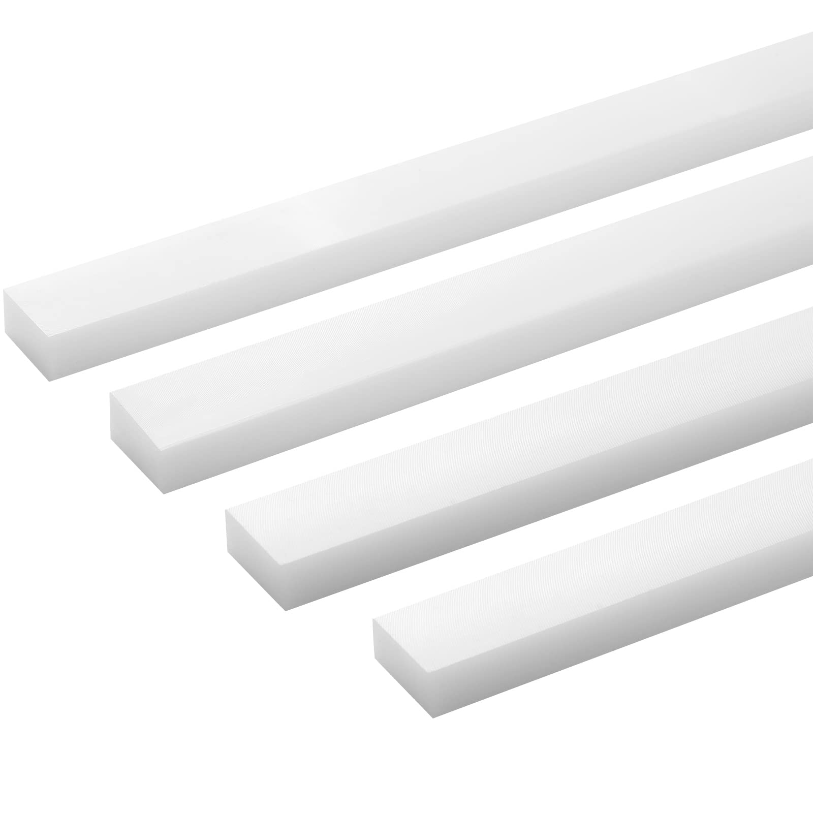 Photo 1 of 4 Pcs UHMW Precision Milled Bar 3/4" x 3/8" x 36" for Jigs Crosscut Sled for Table Saw Sled Fixtures or Miter Slots (size 3/4" x 3/8") Miter Bar Slider Table Saw Gauge Rod for Router Table Bandsaws 3/4 x 3/8 x 36"