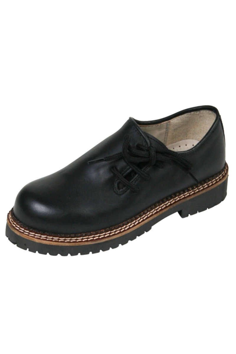 Spieth & Wensky Jungen Kinder Haferlschuh schwarz 'Schorschi', schwarz, 29