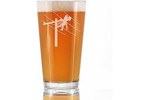 Personalized Lineman Electrician Pint Glass: The Perfect Gift for Electricians