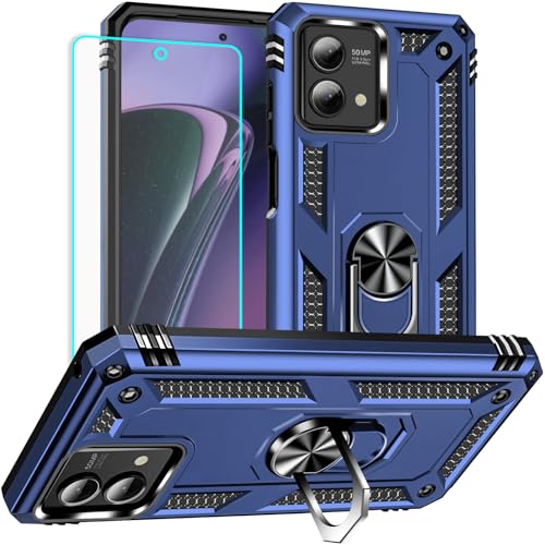 Étui militaire Moto G Stylus 5G 2023 bleu haute résistance pure