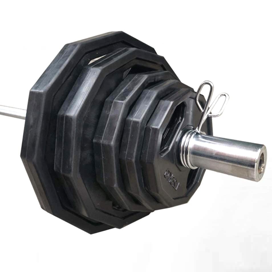 BodyRip Polygonal Black Weight Plate | Choose 2" Olympic Set, 1.25kg, 2.5kg, 5kg, 10kg, 15kg, 20kg or 25kg | Dumbbell or Barbell | Gym Weightlifting - Image 4