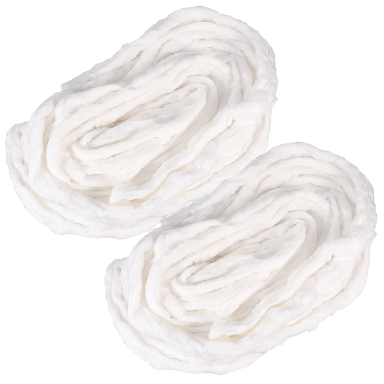 IWOWHERO Cotton Beauty Coil Roll 2 Bags Salon Makeup Art Cotton Rounds for Perms Facial Skin Care