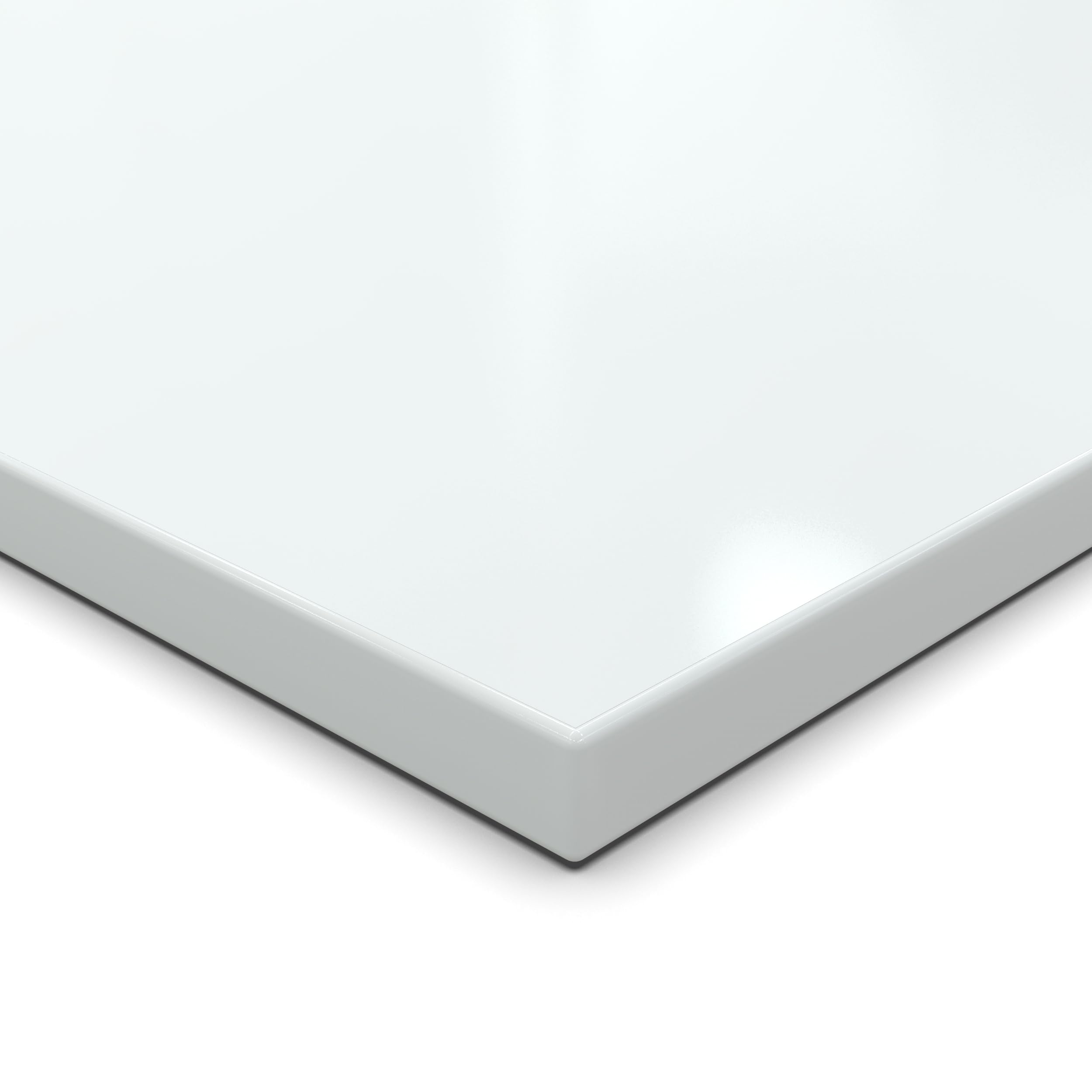 Tablero de partículas de 25 mm, color blanco, revestimiento de resina de melamina, longitud hasta 200 cm, paneles decorativos cortados con cantos de 2 mm: 60 x 90 cm (borde ABS completo)