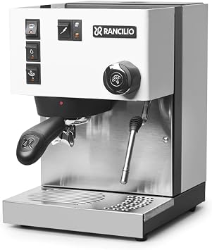 Rancilio Silvia Espresso Machine and Eureka Mignon Notte Grinder Bundle (White)