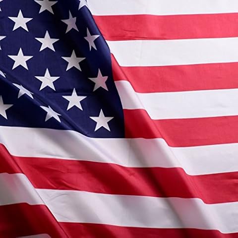 JDM Auto Lights 3' x 5' ft USA us u.s. American Flag Polyester Stars Brass Grommets Cover