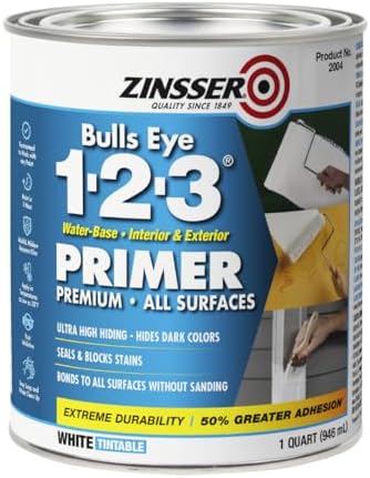 1 Quart Bulls Eye 1-2-3 Primer Sealer Stain Killer