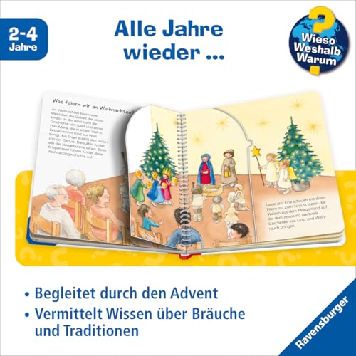 Wieso? Weshalb? Warum? junior, Band 44: Was machen wir an Weihnachten? (Weihnachtsbuch ab 2 Jahre - mit Klappen) (junior, 44)