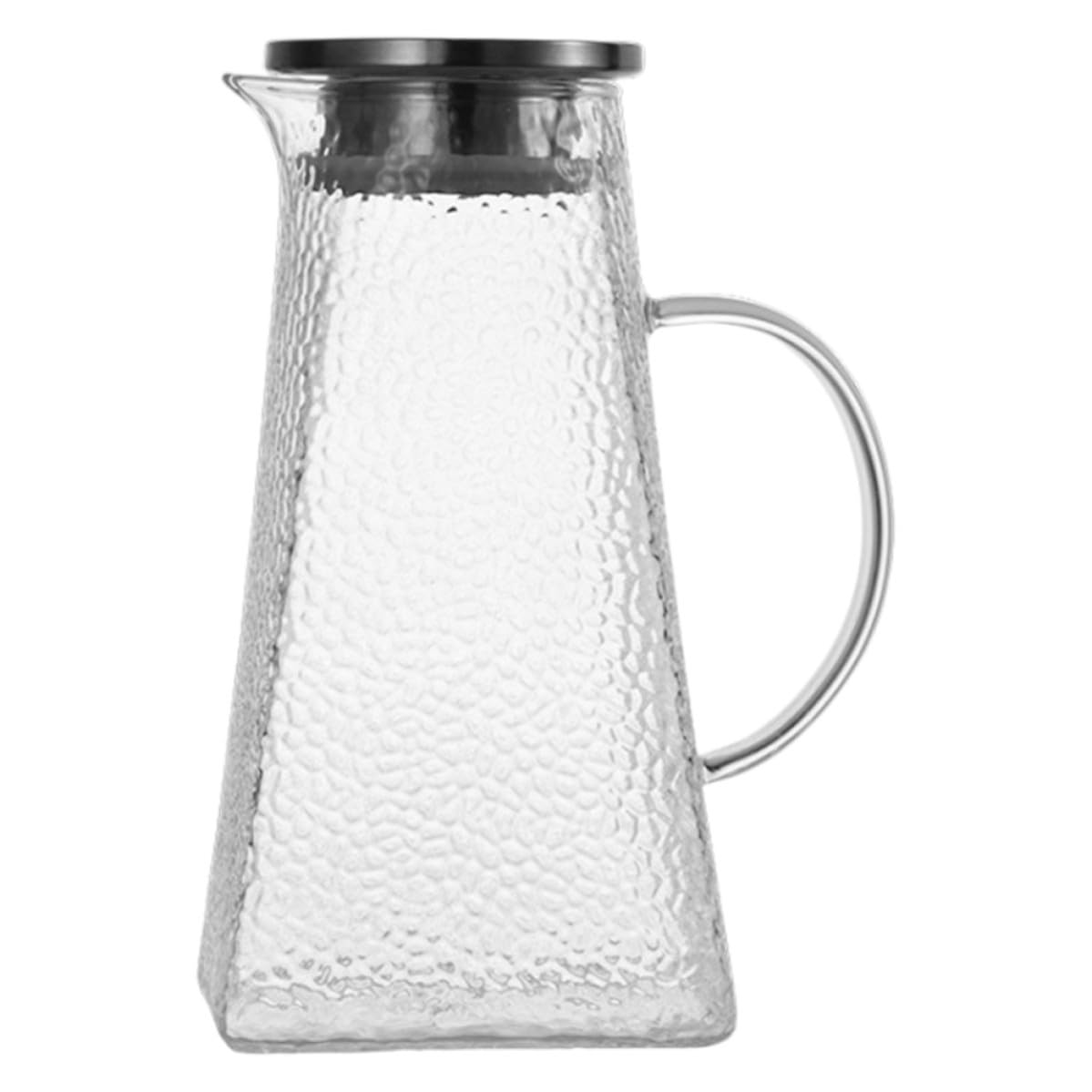 Jarra y Diseño con Tapa para con Capacidad de 1.8l para Agua Fría de Vidrio y Adecuado Hogar y Cocina Moderna Hogar Cocina Moderna