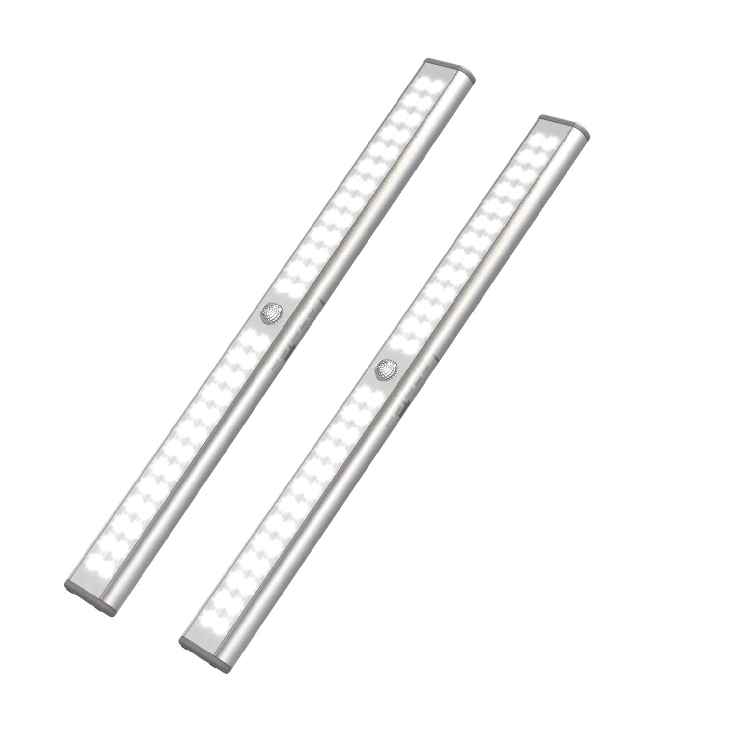 52 LED debajo de la cabina de iluminación de la cocina con pilas inalámbrico USB Rechar able inalámbrico debajo de la luz del mostrador/armario luces Cabi sensor de luz noche luz