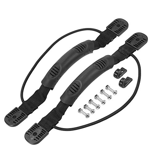Alças de remo, Andoer Alças de transporte com montagem lateral 2 Paddle Park Bungee Hardware e ganch