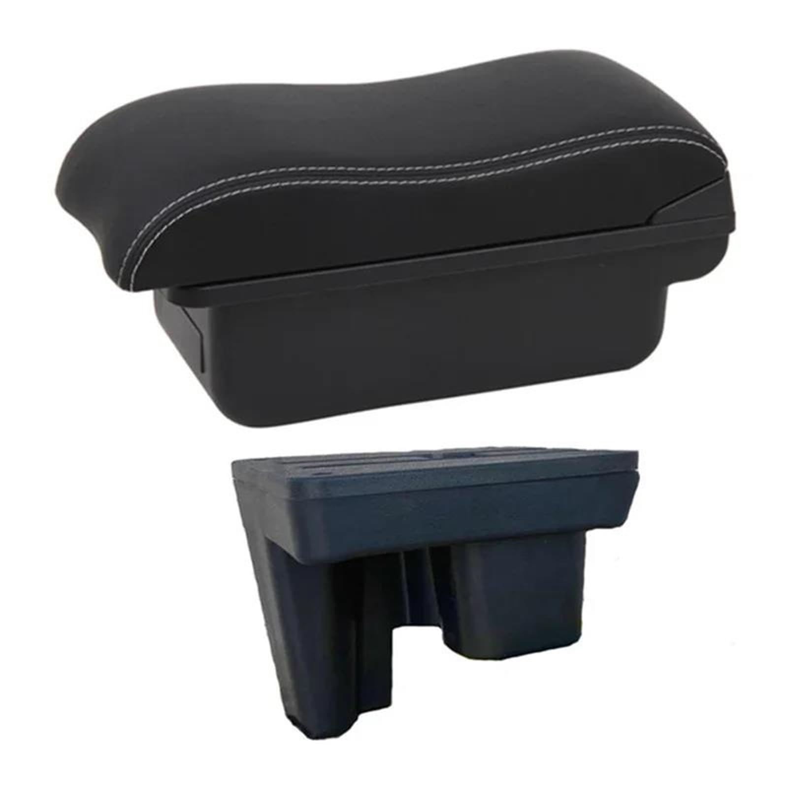 Dtsgcx B2 White Line Car Center Console Armrest Storage Box Modification Retrofit Leather Interior Accessories For Hilux(B2 White Line)