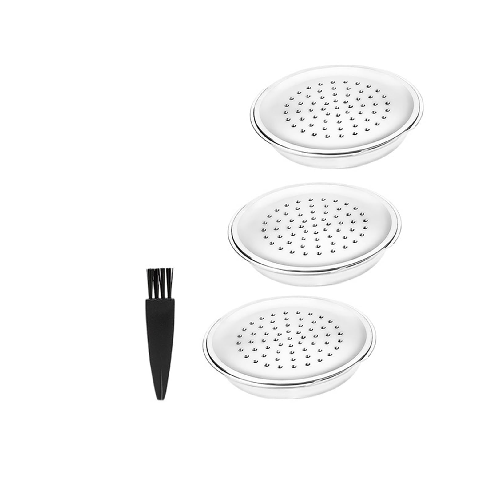 Filtro de cápsula café for bolsa reutilizable acero inoxidable | 3 pcs senseo
