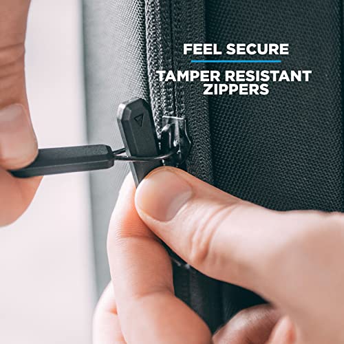 NOMATIC Navigator Travel Backpack - 32L Backpack with Laptop Compartment and 9L Built-In Expansion - Anti-Theft Carry-On Backpack for Travel - Water Resistant Travel Pack (Black) - Image 7