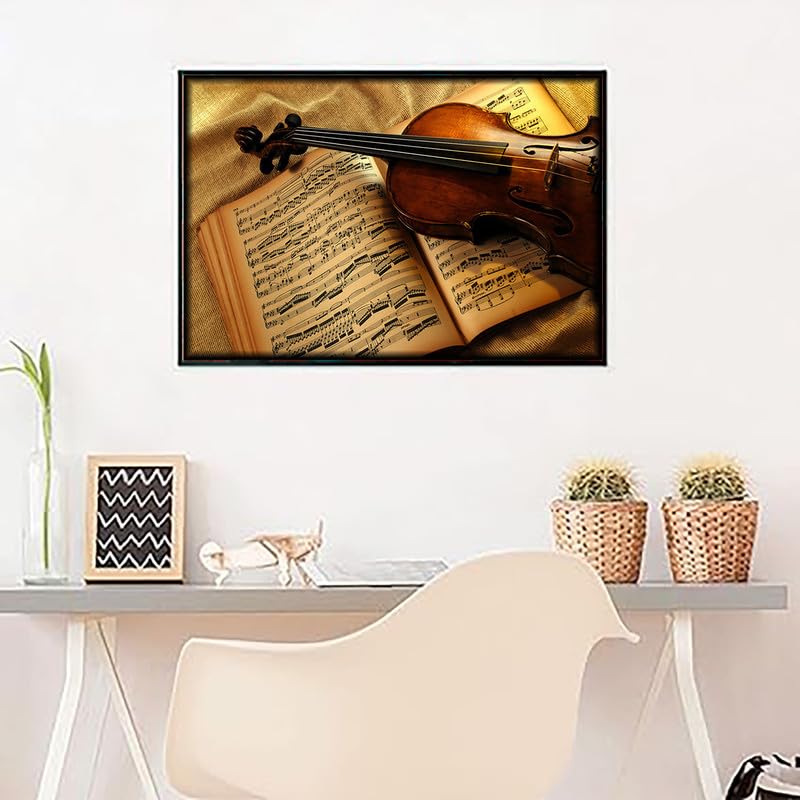 Violino E Spartiti - Puzzle Da 7000 Pezzi, Splendido Puzzle Illustrativo, Puzzle Artistico, Decorazione Per Casa, Ufficio, Il Gioco Da Tavolo E Regalo Più Soddisfacente