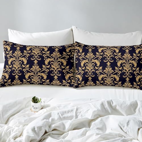 Homewish Elegant Damask Bedding Sets Single Size - Image 4