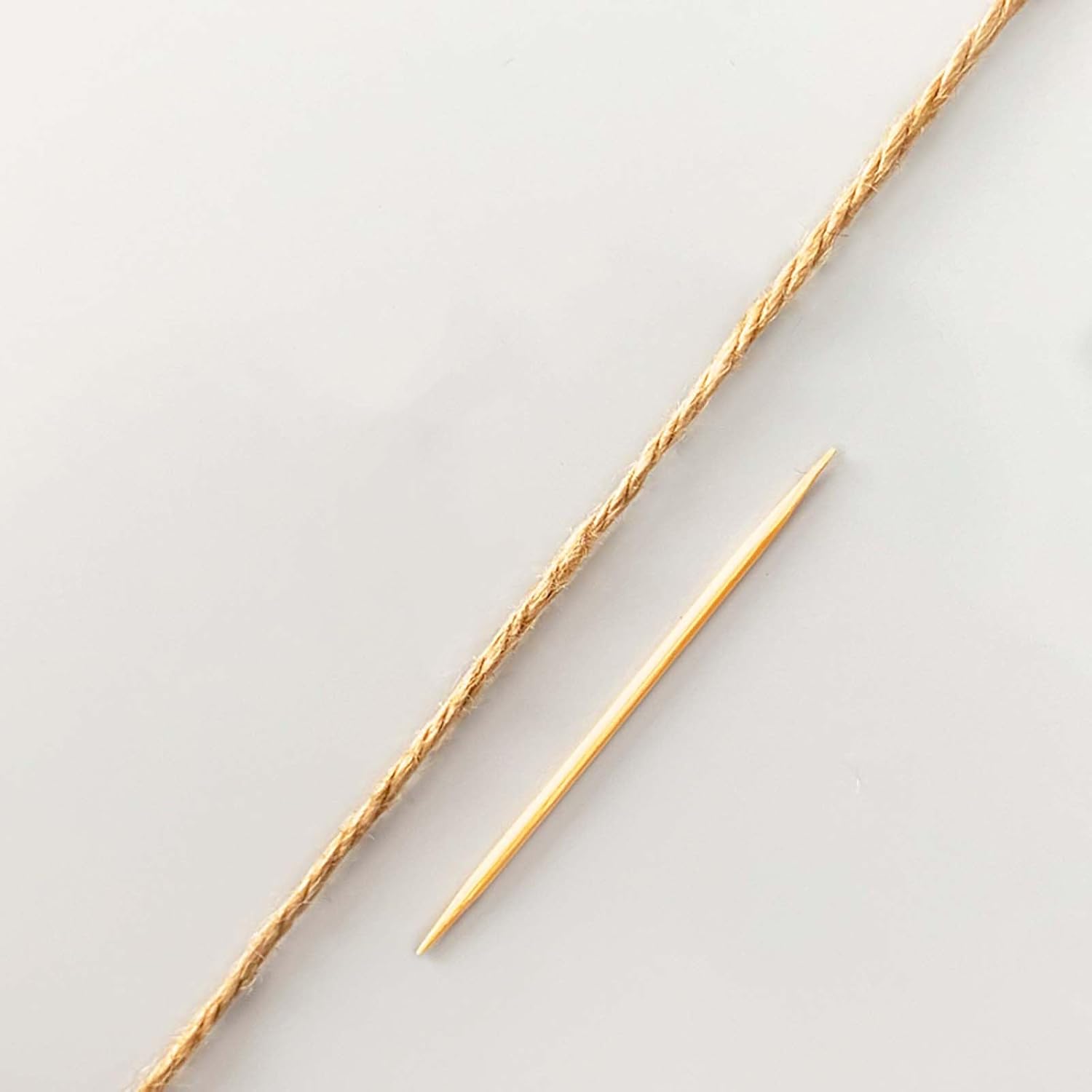 Natural Jute Twine 1312FT Long Twine String for Crafts Gift Wrapping Packing Gardening Crochet Knitting Macrame Decor(Size:2MM)