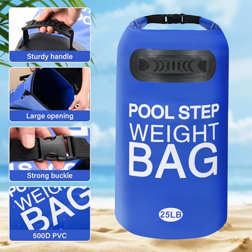 2-Pack de pesas para escalera de piscina 25LB miniatura 4