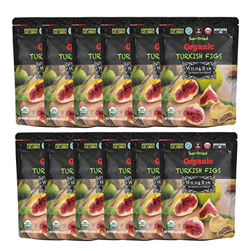 Sun-dried Turkish Organic Figs,natural Antioxidants,no Added Sugar (12 Packs)