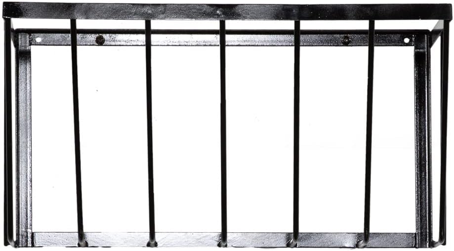 Amish Made in Lancaster PA, Hay Rack - Hay Feeder Rack for Horses, Goats & Sheep - Designed to Hold 4 Cakes of Hay - Wall Mounted Horse Feed Bucket with Rounded Edges (27 x 13 x 14.5 inches)