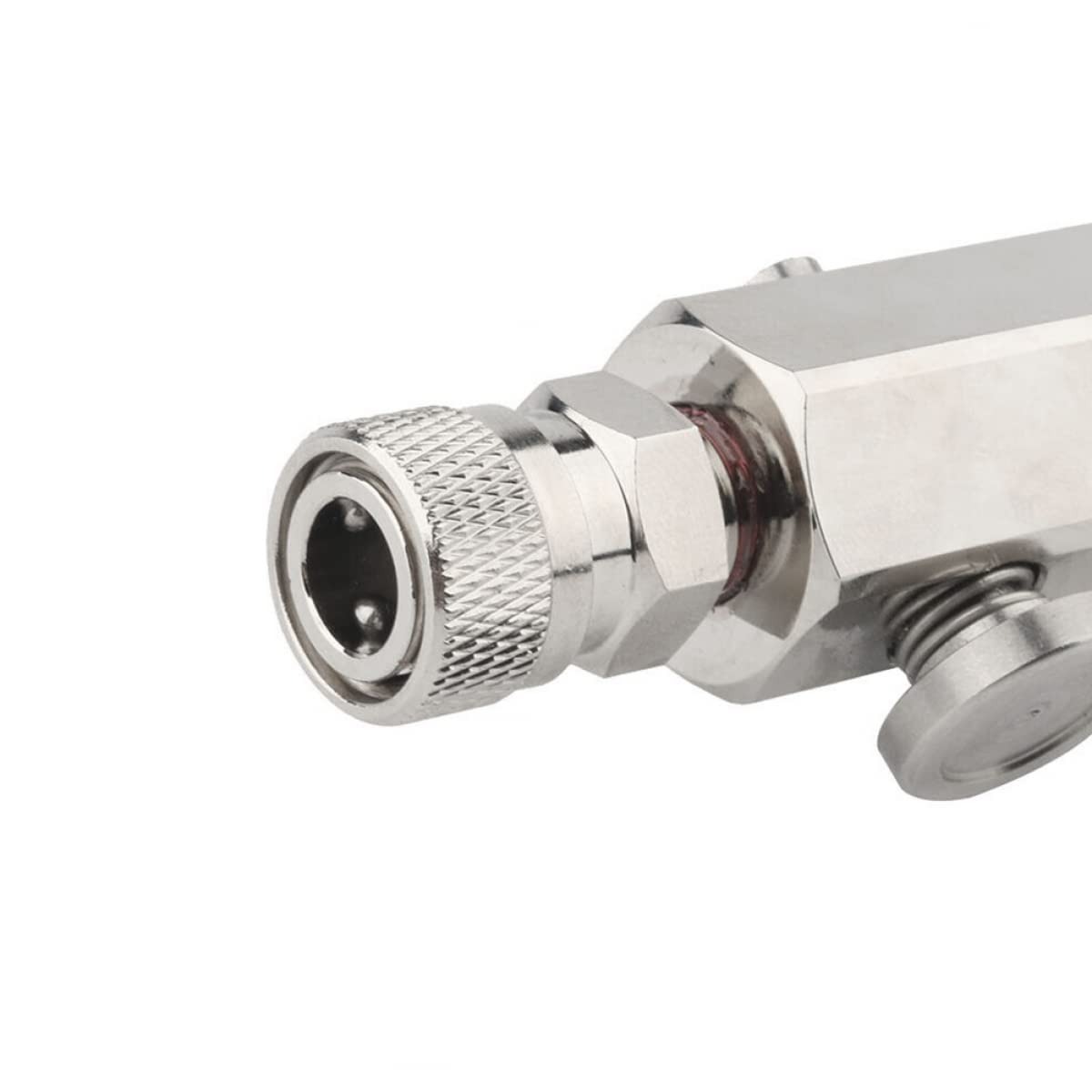 RANRAO HPA Adaptateur de charge pour station de remplissage, 4500 psi 300 bar G5/8 HPA haute pression Air Scuba DIN station-service adaptateur valve de charge, pour le remplissage d'air PCP sur