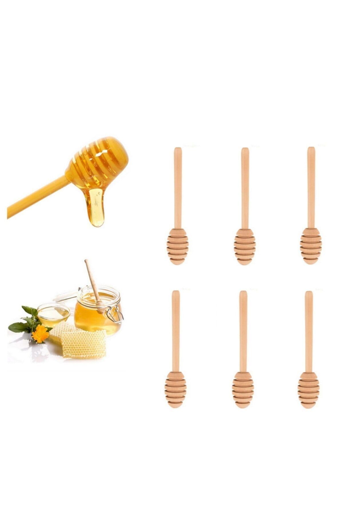 AYBABA STORE Ahşap Bal Kaşığı 6lı