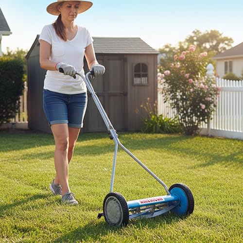 Image of American Lawn Mower Company 2415-16 16-Inch 5-Blade Reel Push Lawn Mower