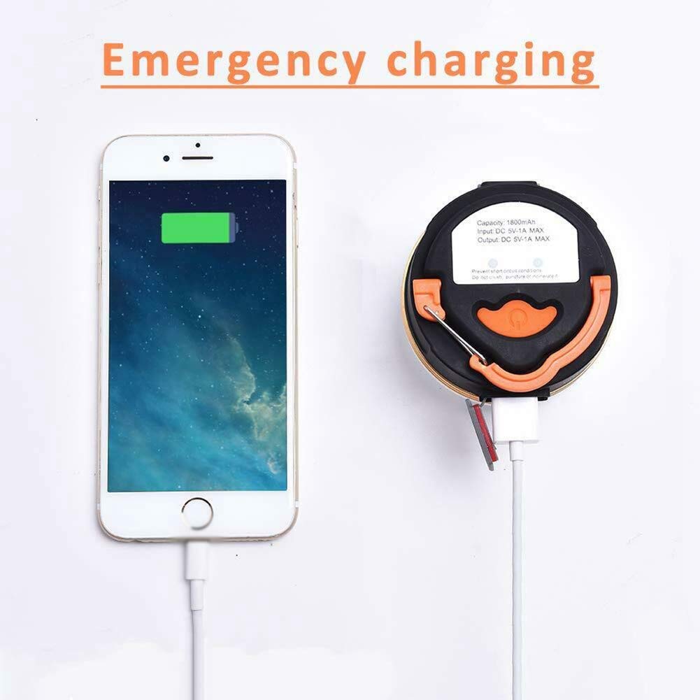 3 Mode LED Ultra Bright Camping Light USB Rechargeable Lantern Night Light Portable Tent Lamp