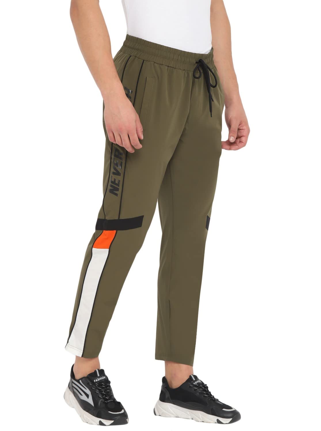 alan jones clothing Men's Mid Rise Tapered Fit Track Pants-picture-44