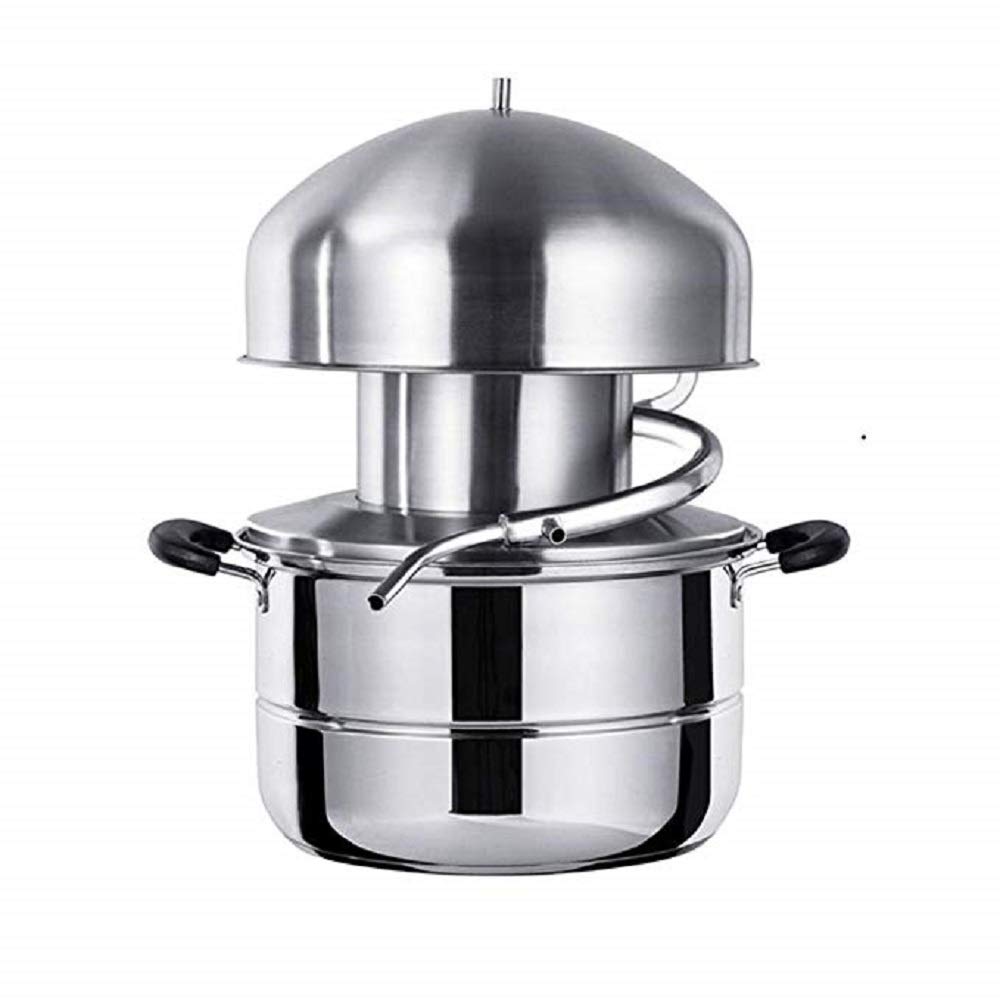 YUEWO 10L Brewery distiller Moonshine Still steamer essential oil machine Home Brewing anti-stick pot Wine Making 304 stainless steel volume