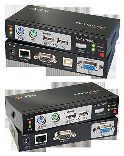 Extender KVM Cat.5 Lindy Combo 300 avec ports PS/2 USB VGA