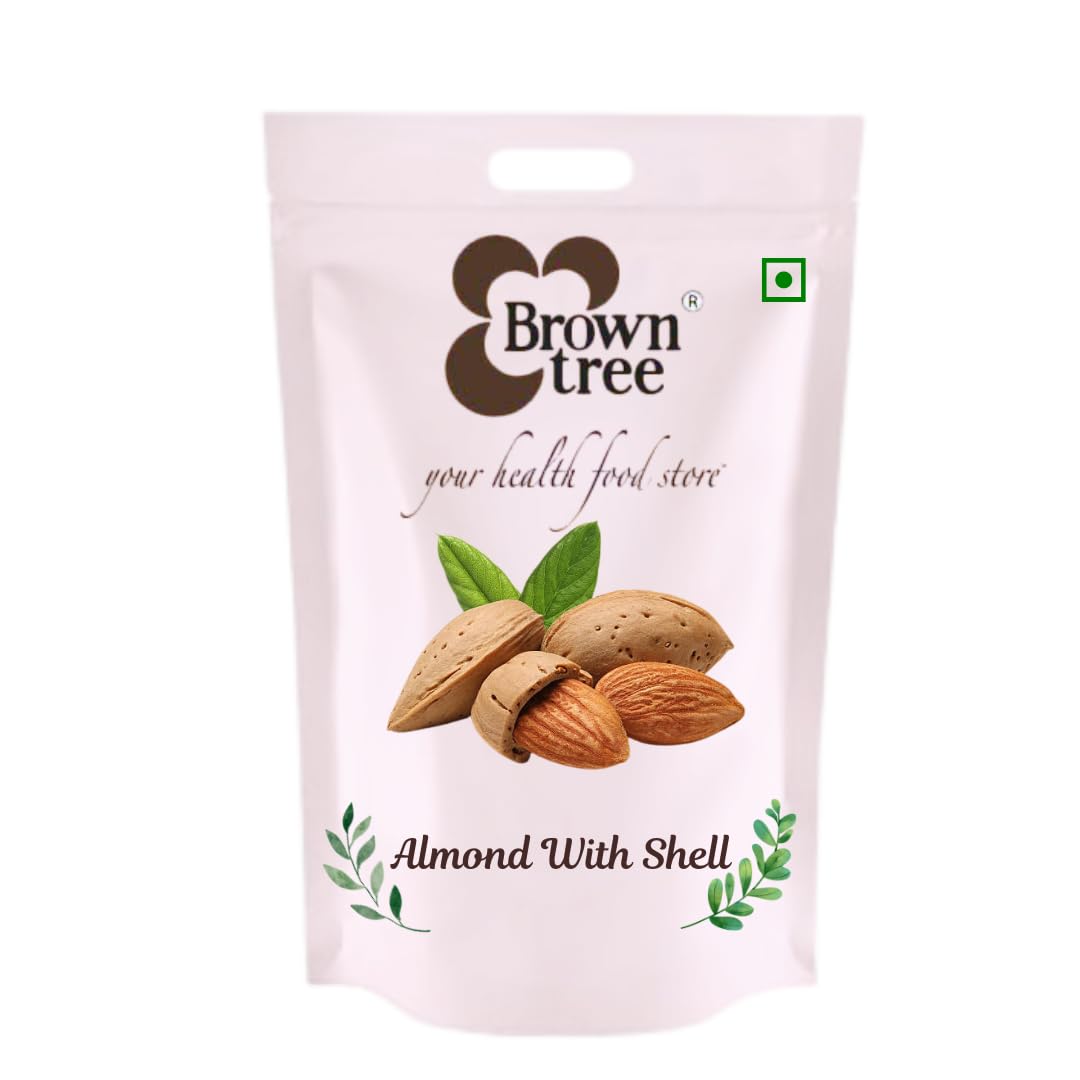 Brown tree Almond With Shell 250G|Premium Badam Giri|High In Fiber&Boost Immunity|Real Nuts|Whole Natural Badam|Eat Fresh Almonds |100% Natural |Great Snack For Diabetic Patients (B0154GFKK4) Amazon Price History, Amazon Price Tracker
