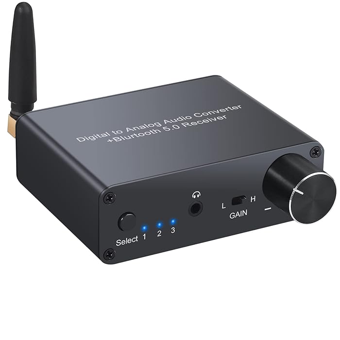 Buy LiNKFOR 192kHz DAC Digital to Analog Converter with Headphone