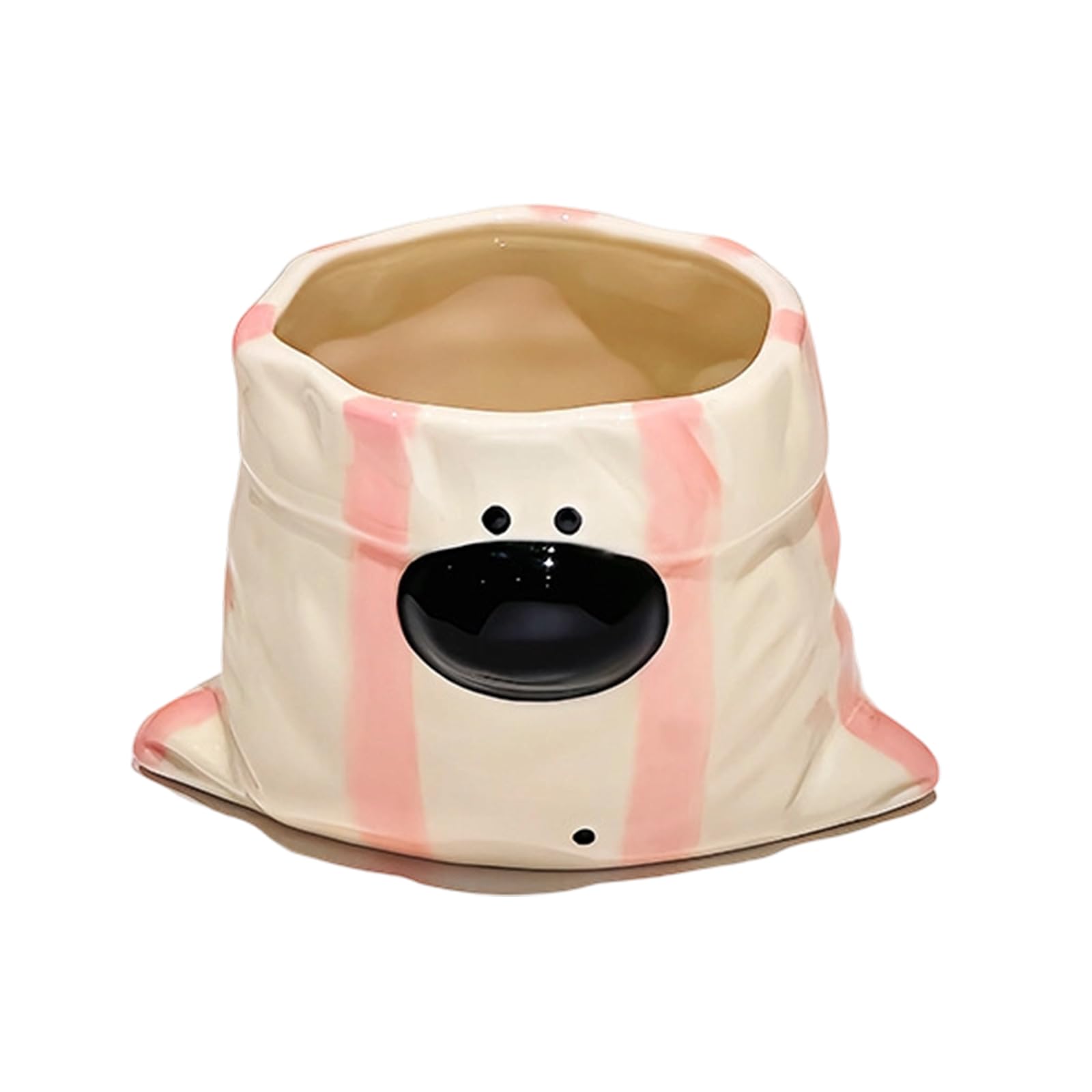 Qisuw Fascinating Pouches Dog Design Ceramic Mugs Sturdy and Safe Elegant Drinking Cup for Tea Coffee and Other Beverages Ceramic Mugs
