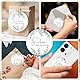 BETESSIN 120 Stück Gastgeschenke Hochzeit Aufkleber 4cm - Schön dass du da bist - Selbstklebende Etiketten im Eukalyptus Design - Hochzeit Sticker für Karten, Papiertüten und Geschenkverpackungen