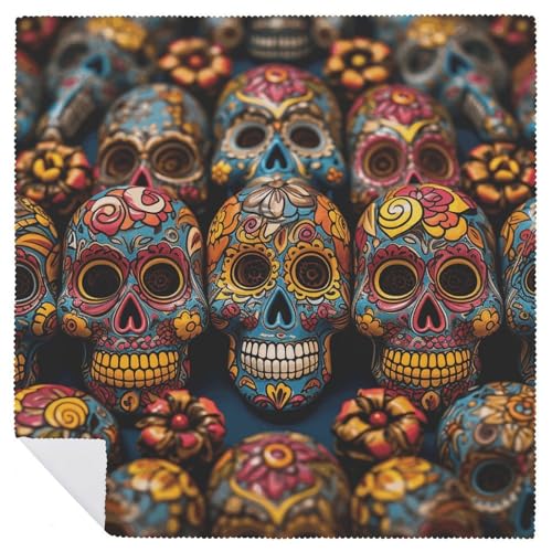Servilletas de Tela Sugar Skulls 18x18 Pulgadas Pack 2 miniatura 6